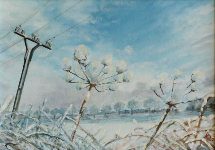 Winterlandschaft in Behlendorf